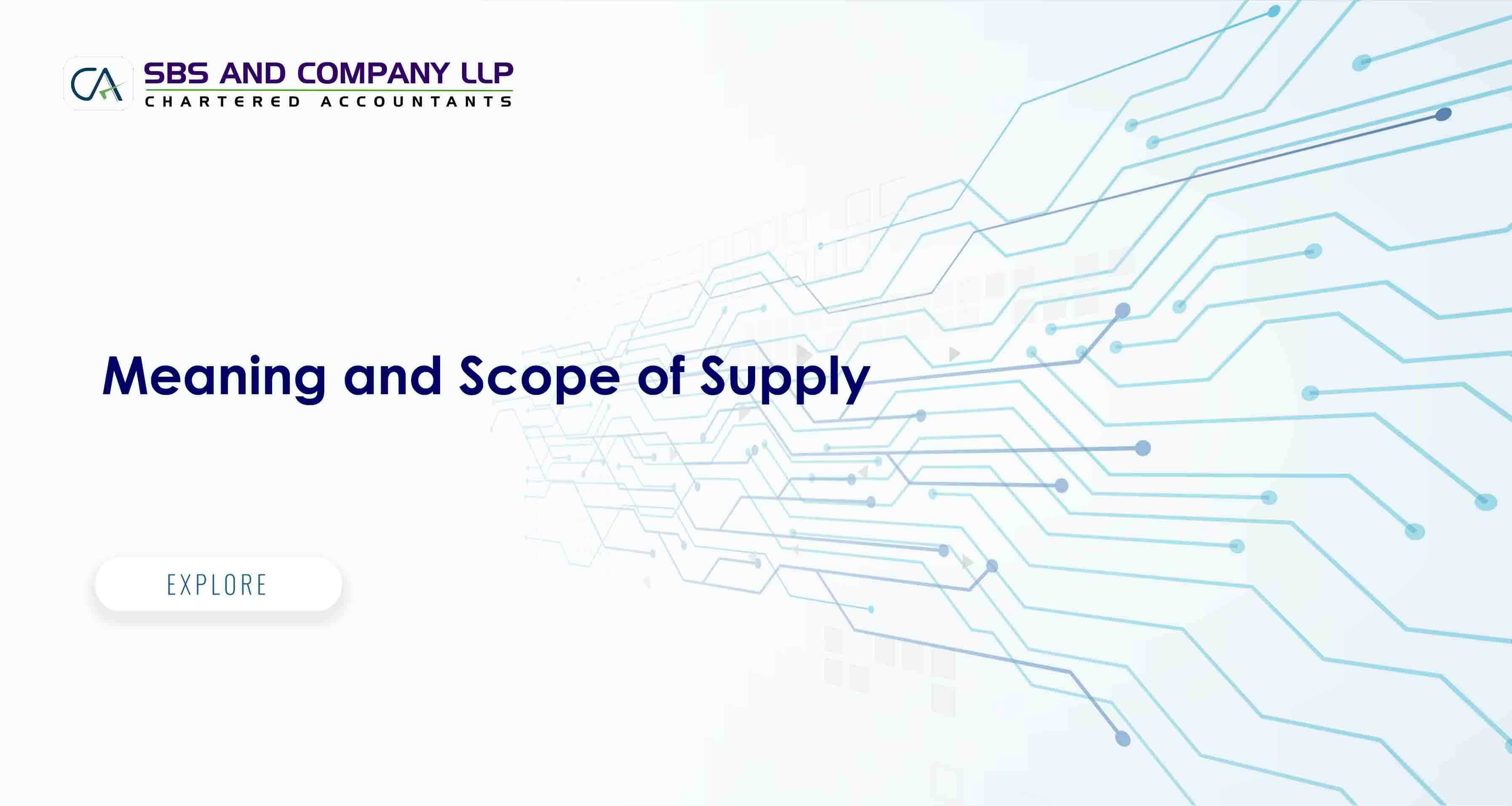 Meaning and Scope of Supply