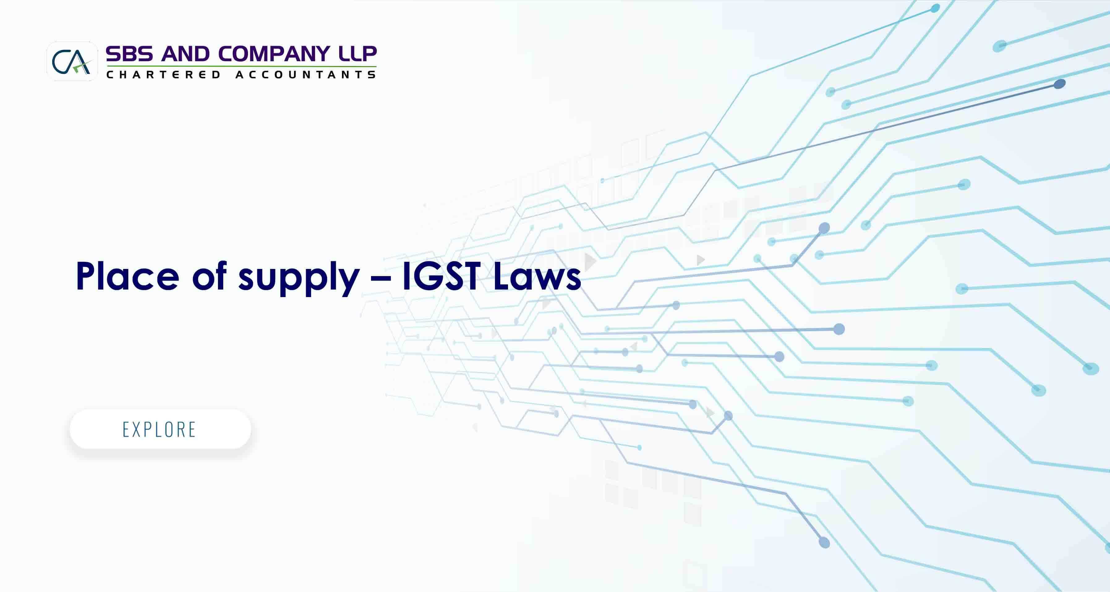 Place of supply – IGST Laws