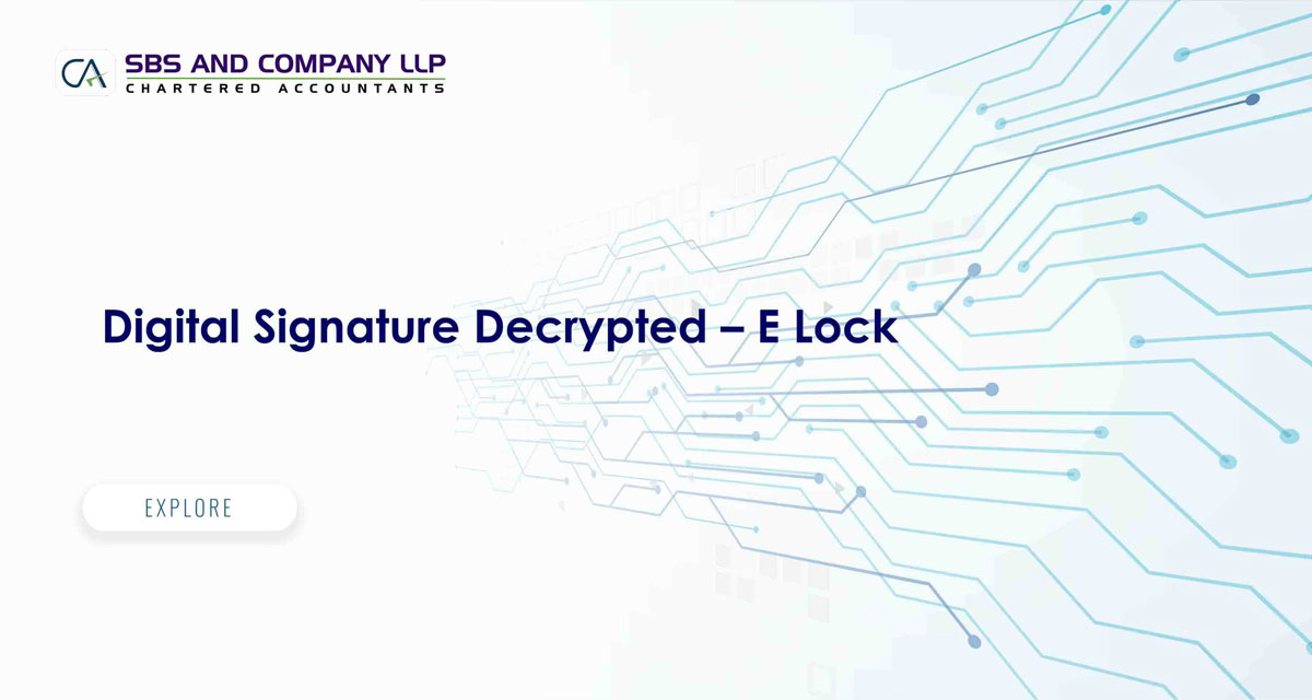 Digital Signature Decrypted - E Lock