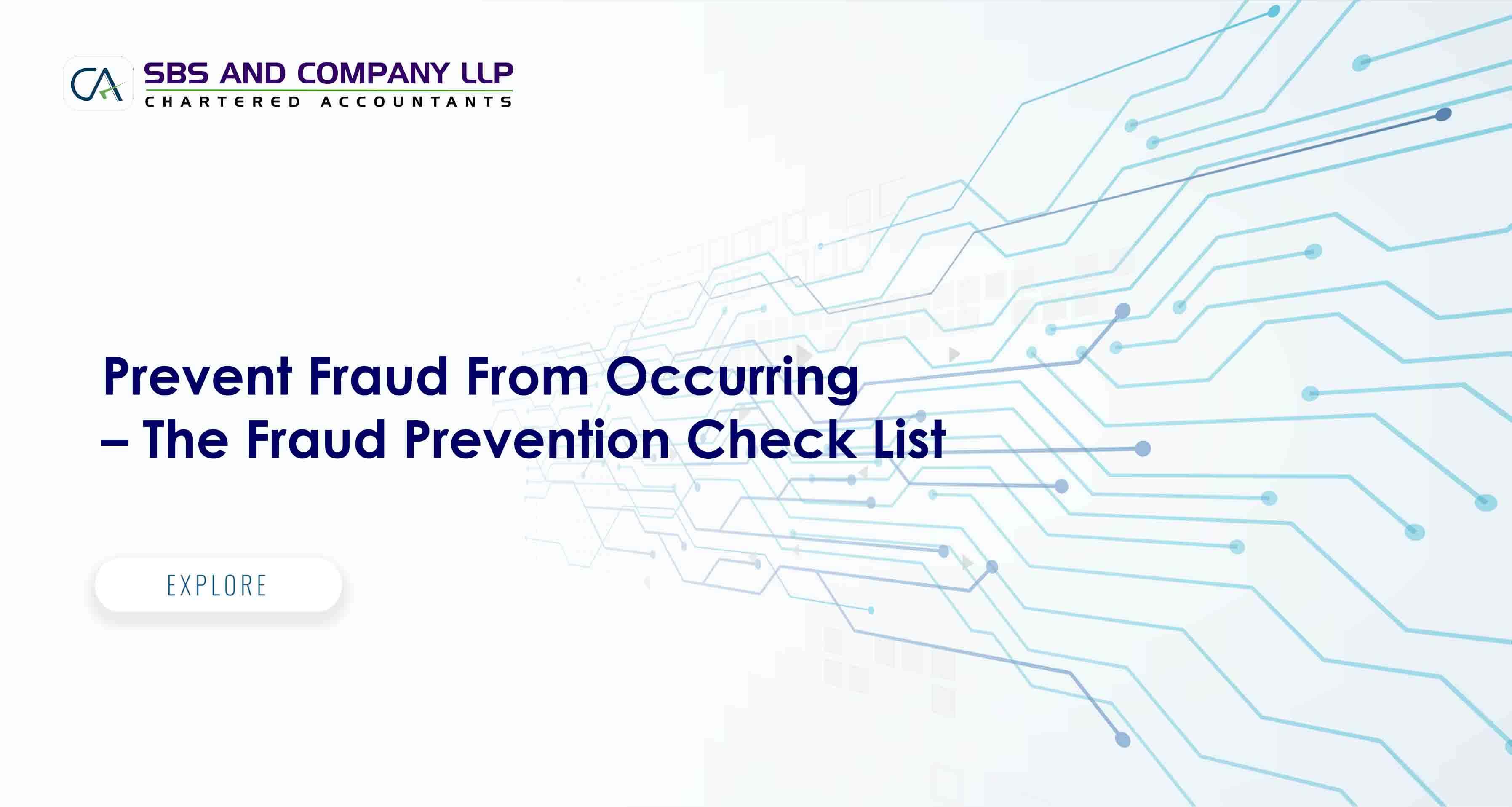 Prevent Fraud From Occurring - The Fraud Prevention Check List