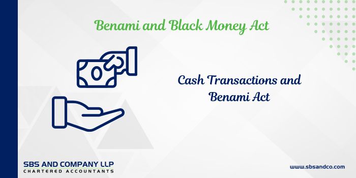 Cash Transactions Not Necissarily A Benami Transaction - Benami Act