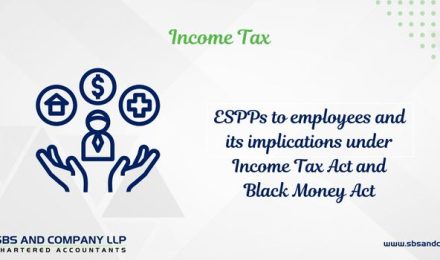 ESPPs to employees and its implications under Income Tax Act and Black Money Act